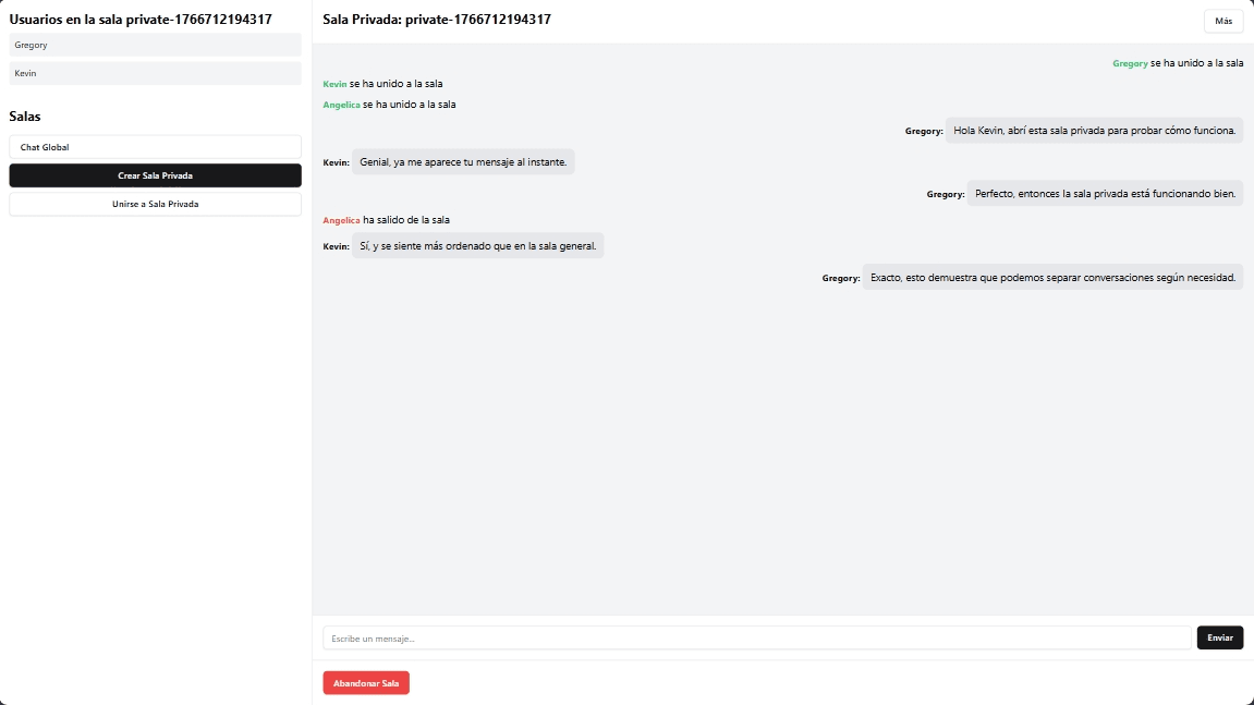 Real-Time Chat App - Desktop