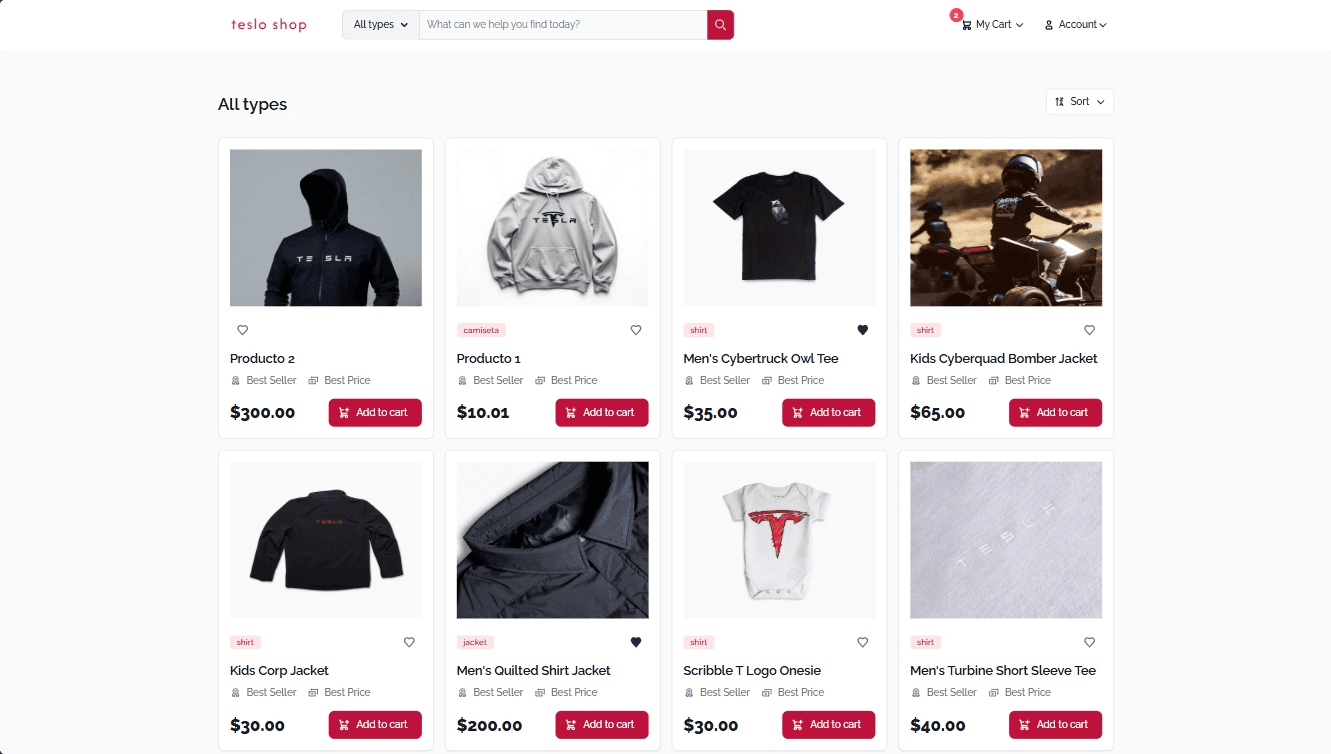 TesloShop - Angular SSR - Desktop