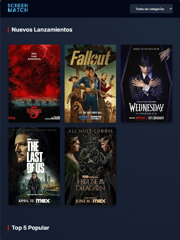 ScreenMatch - Tablet